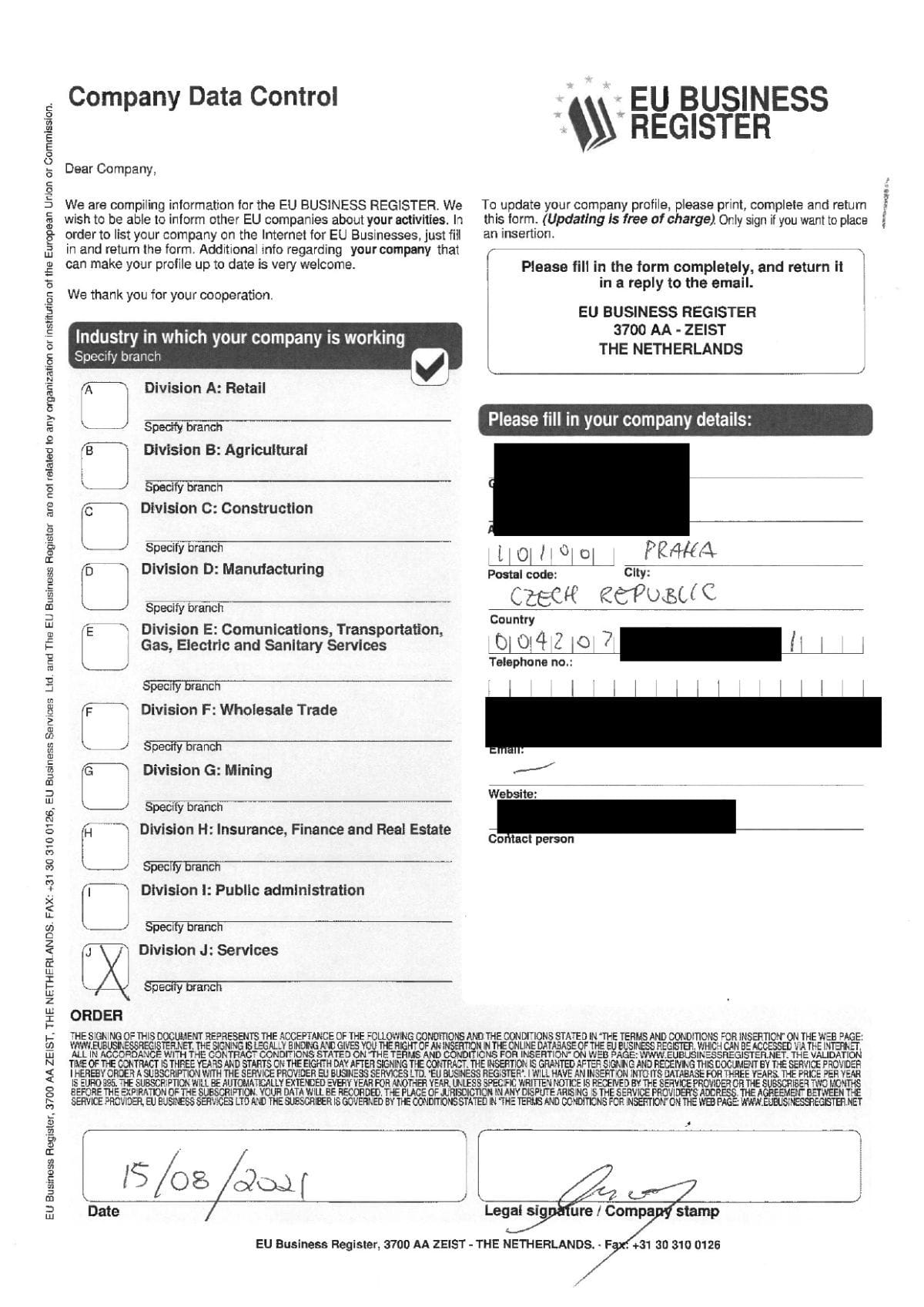 Spam “EU Business Register”: Qué sucede si no pagas Spam “EU Business Register”: Qué sucede si no pagas